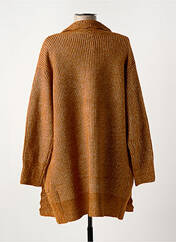 Gilet manches longues marron MD'M pour femme seconde vue