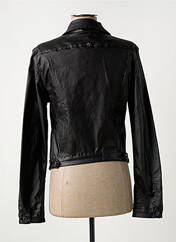 Veste simili cuir noir PLACE DU JOUR pour femme seconde vue