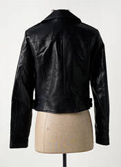 Veste simili cuir noir VERO MODA pour femme seconde vue