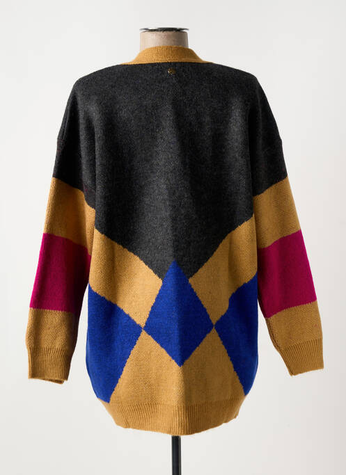 Gilet manches longues gris LOLA ESPELETA pour femme