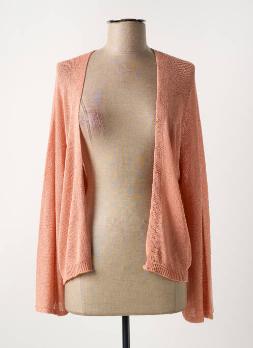 Gilet manches longues rose MOLLY BRACKEN pour femme