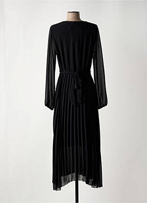 Robe longue manches longues manches longues noir LOLA ESPELETA femme