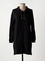 Robe courte manches longues manches longues noir LOLA ESPELETA femme