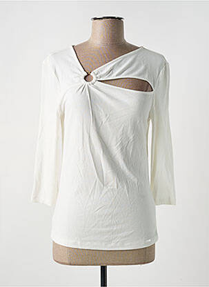 Top stretch manches 3/4 beige SALSA femme