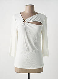 Top stretch manches 3/4 beige SALSA femme