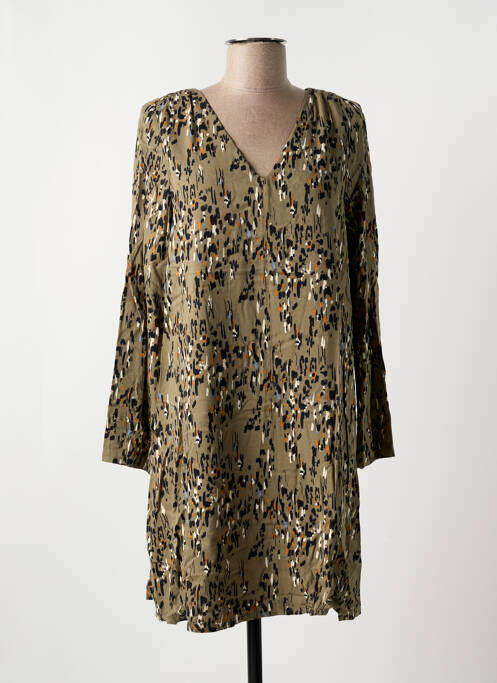 Robe courte vert LOLA ESPELETA pour femme