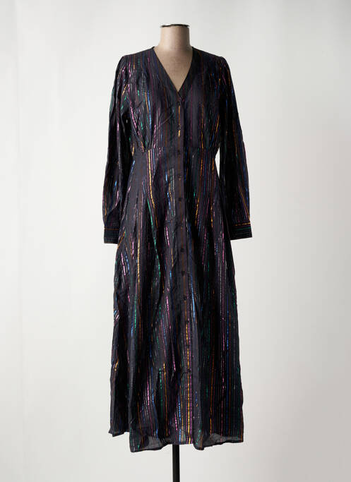 Robe longue noir AN' GE pour femme