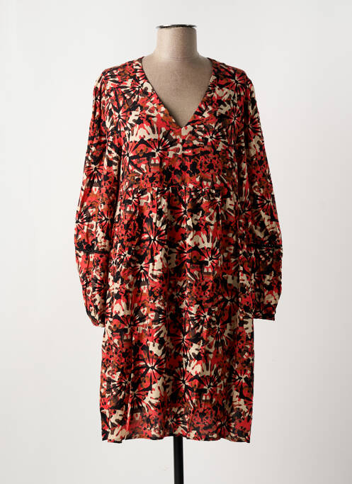 Robe mi-longue orange LOLA ESPELETA pour femme