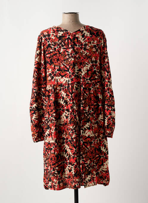 Robe mi-longue orange LOLA ESPELETA pour femme