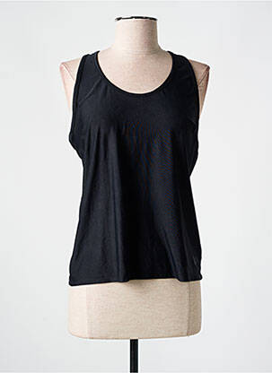 Top sans manche sans manche noir HBT femme