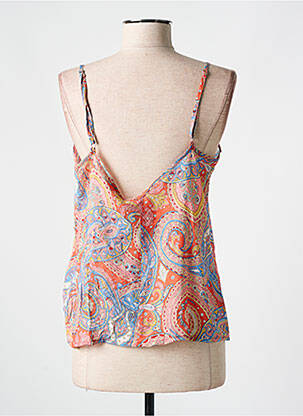 Top imprimé fantaisie fines bretelles rose MOLLY BRACKEN femme