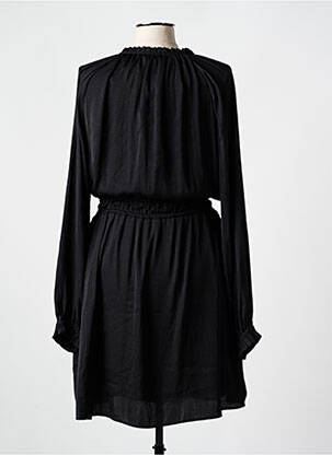 Robe mi-longue manches longues manches longues noir SALSA femme