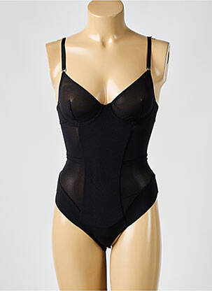 Body lingerie noir GUESS pour femme