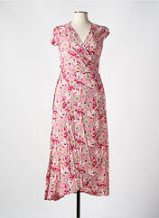 Robe longue rose HIPPOCAMPE pour femme seconde vue