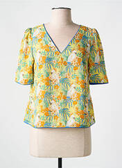 Top jaune HIPPOCAMPE pour femme seconde vue