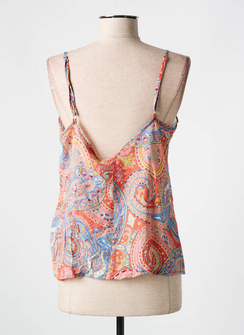 Top imprimé fantaisie fines bretelles rose MOLLY BRACKEN femme