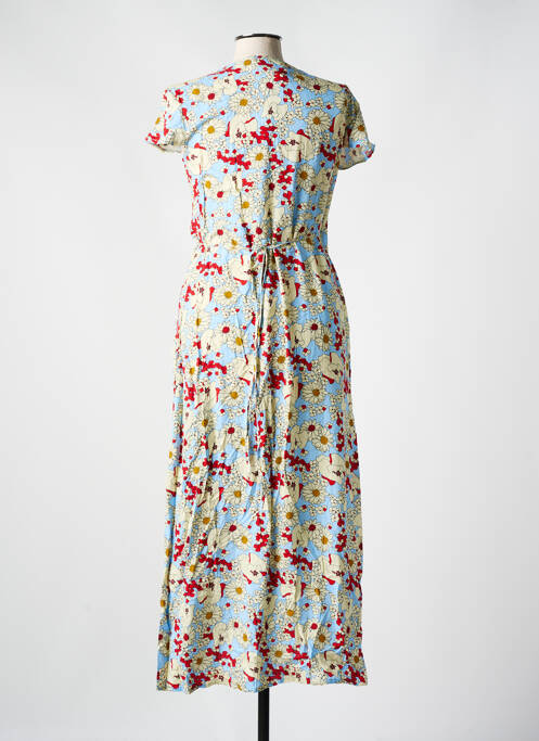 Robe longue bleu HIPPOCAMPE femme