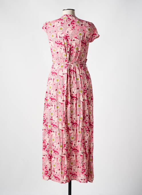 Robe longue rose HIPPOCAMPE pour femme