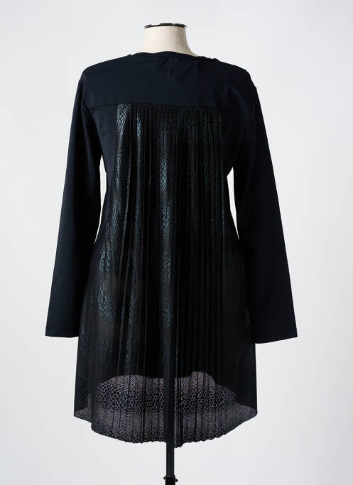 Robe mi-longue noir HBT pour femme