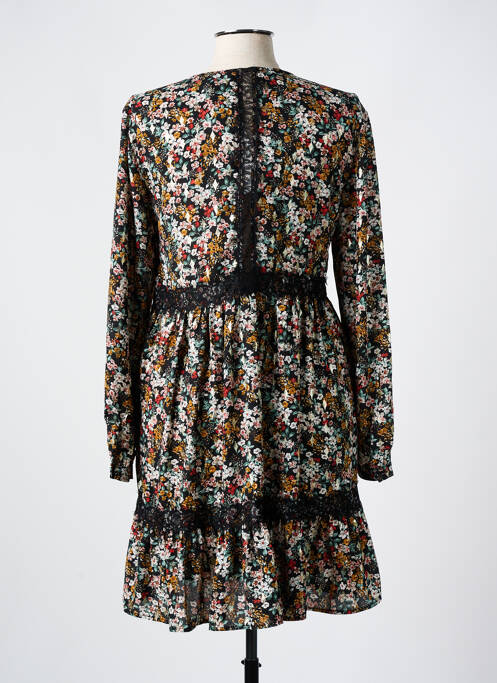 Robe mi-longue noir LE TEMPS DES CERISES pour femme