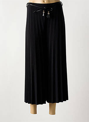 Pantacourt stretch taille normale noir FRANK LYMAN femme