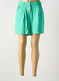 Short taille à pinces taille haute vert VERO MODA femme