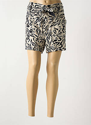 Short taille à pinces taille haute noir LE TEMPS DES CERISES femme