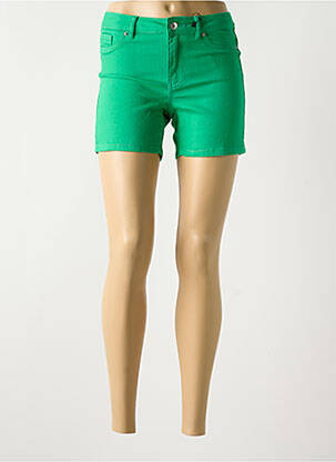 Short tissage denim taille normale vert VERO MODA femme