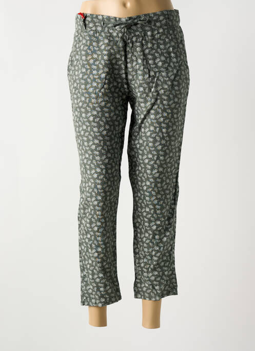 Pantalon chino vert LA CIBLE ROUGE pour femme
