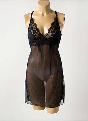 Nuisette/combinette col v noir ESPRIT femme