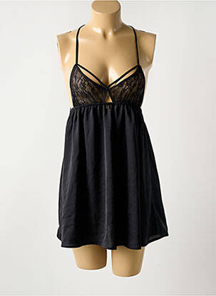Nuisette/combinette col v noir GUESS femme