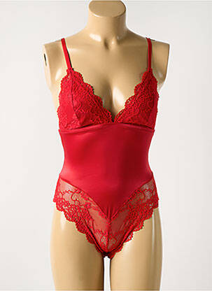 Body lingerie sans armature rouge GUESS femme