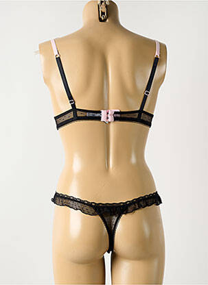 Body lingerie fermeture agrafe noir EDC femme