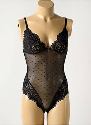 Body lingerie noir GUESS pour femme