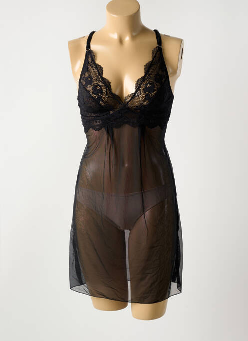 Nuisette/combinette col v noir ESPRIT femme