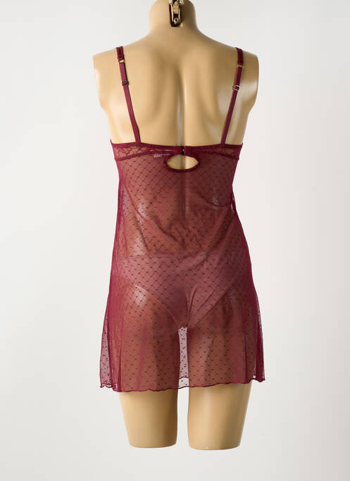 Nuisette/combinette rouge EDC femme