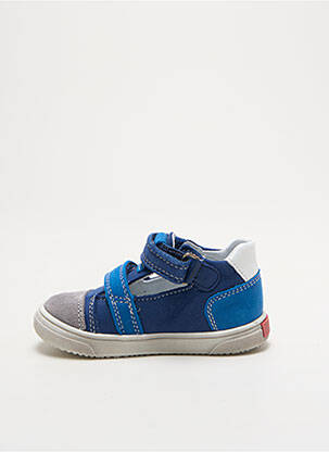 Sandales/nu pieds nubuck bout rond bleu BOPY garçon