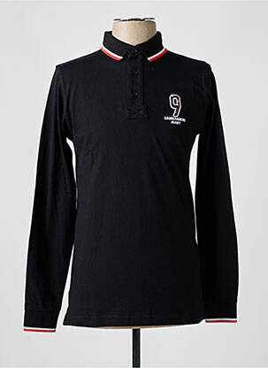 Polo manches longues manches longues noir CAMBERABERO homme