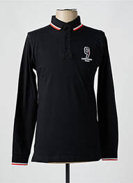 Polo manches longues manches longues noir CAMBERABERO homme