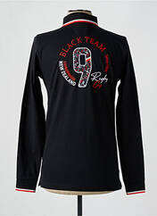 Polo noir CAMBERABERO pour homme seconde vue