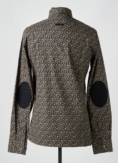 Chemise manches longues noir CAMBERABERO pour homme