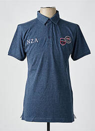 T-shirt broderie manches courtes bleu CAMBERABERO homme