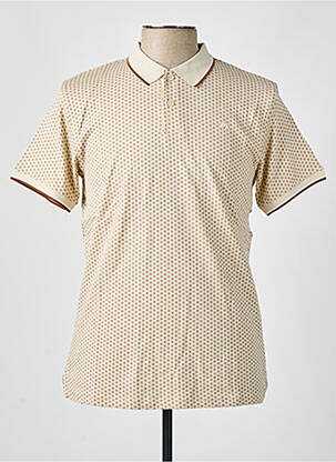 T-shirt stretch manches courtes beige CAMBERABERO homme