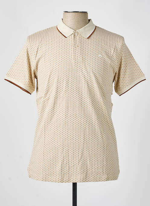T-shirt stretch manches courtes beige CAMBERABERO homme