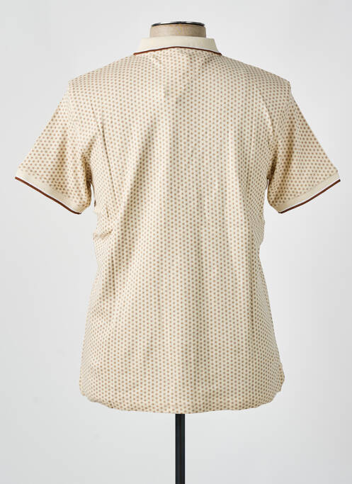 T-shirt stretch manches courtes beige CAMBERABERO homme