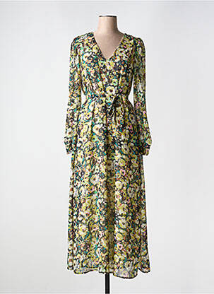 Robe longue manches longues manches longues vert VERO MODA femme