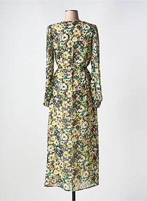 Robe longue manches longues manches longues vert VERO MODA femme