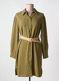 Robe courte manches longues manches longues vert VERO MODA femme
