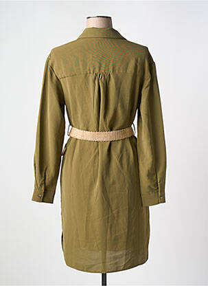 Robe courte manches longues manches longues vert VERO MODA femme