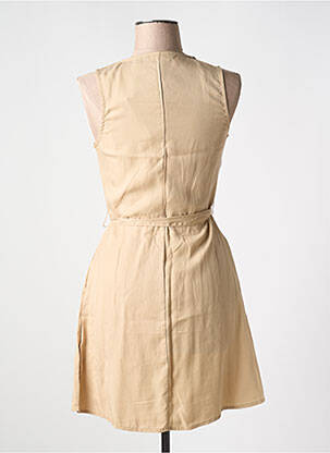 Robe mi-longue sans manche sans manche beige VERO MODA femme